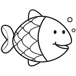 魚の塗り絵